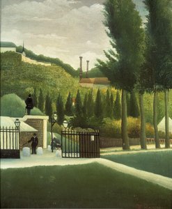 The Customs Post by Henri Rousseau